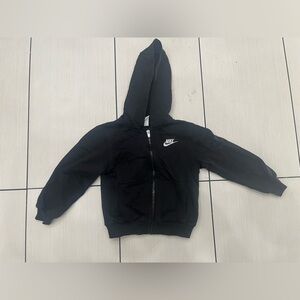 Nike Kids Black Zip-Up Hoodie Sz. 4T